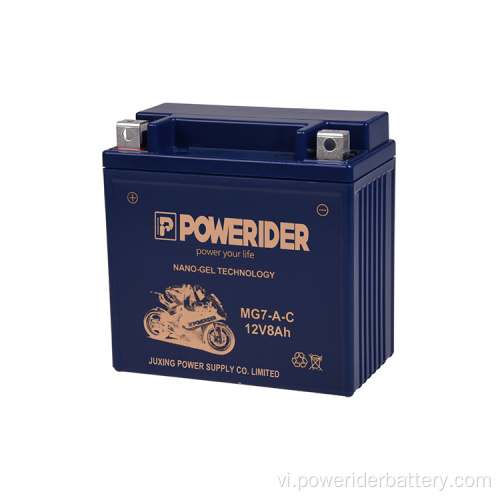 Pin khởi động xe máy 12V 8AH YB7-A GEL-GEL